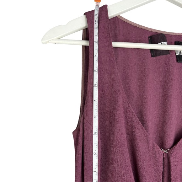 Reformation Kai Plum Purple Tie Front Cutout Wrap Maxi Dress Womens Size 4 - Picture 7 of 13